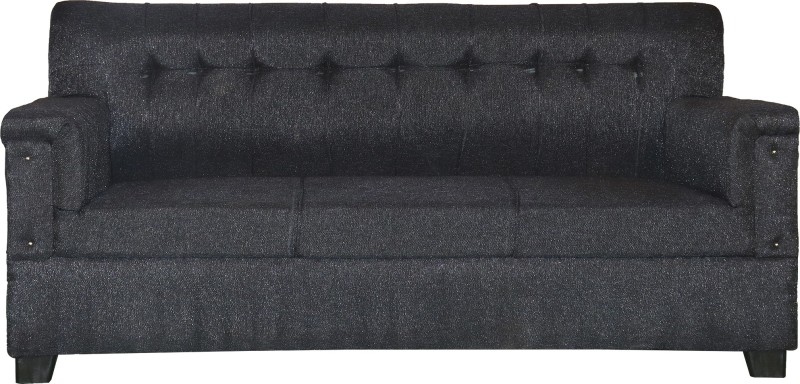 WAKESURE Premium Quality Jute Fabric 3 Seater Sofa(Finish Color – Grey, DIY(Do-It-Yourself))