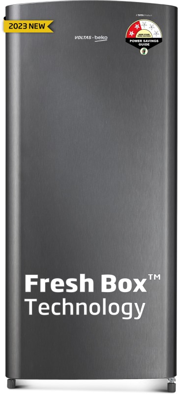 Voltas Beko by A Tata Product 173 L Direct Cool Single Door 2 Star Refrigerator(Silver, RDC205D / S0XIR0M0000GO)