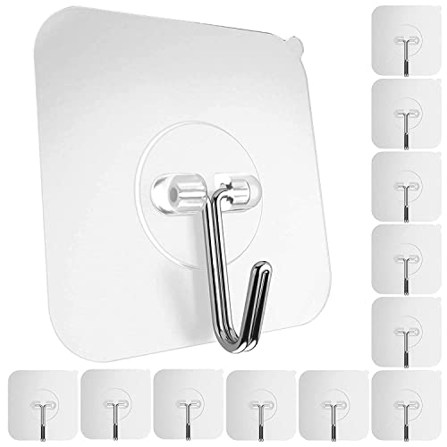 Perpetual Wall Hooks For Hanging Strong, Self – Adhesive Hooks For Wall Heavy Duty, Wall Hangings, Kitchen Accessories Items, Flower Shape (Pack 20)