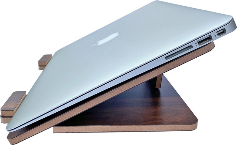 7CR Wood Portable Laptop Table(Finish Color – Walnut Brown, DIY(Do-It-Yourself))