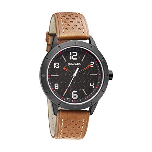 Sonata Nxt Analog Black Dial Men’S Watch-Nn7137Al02/Np7137Al02