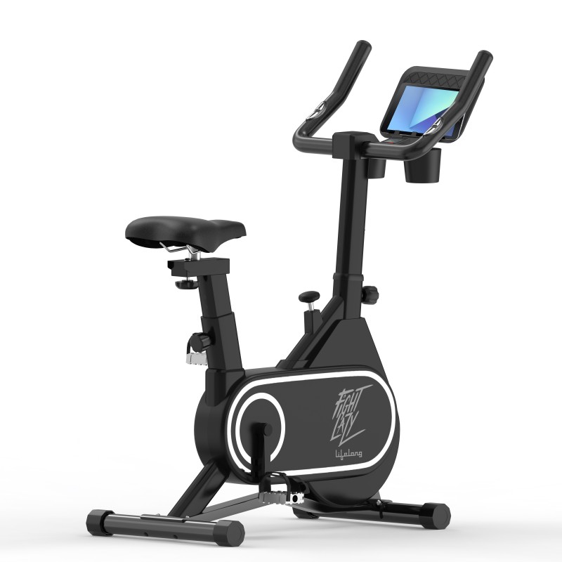 Lifelong LLSBB50 Fit Pro Spin Fitness with 6Kg Flywheel – Free Home Installation Upright Stationary Exercise Bike(Black)