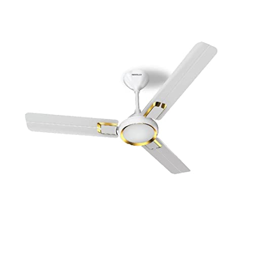 Havells Glaze 1200Mm Decorative Finish Ceiling Fan (Elegant White Gold)