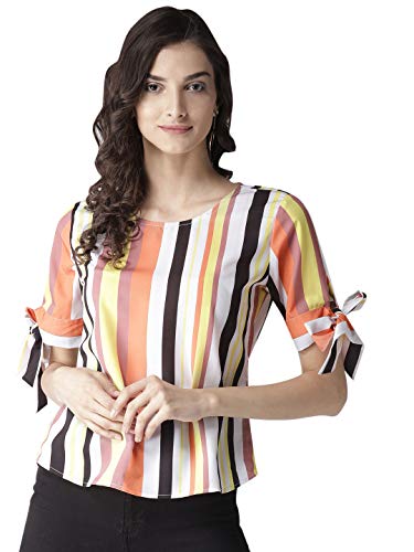 Style Quotient Women Multicoloured Striped Top-S-Multi Colour