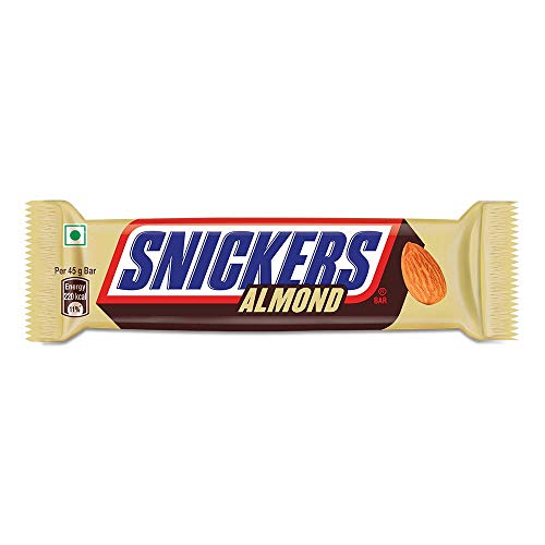 Snickers Almond Chocolate Bar-(Pack Of 6),270 Grams