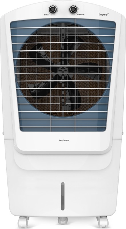 LIVPURE 70 L Desert Air Cooler(White and Blue, AEROFROST-70L)