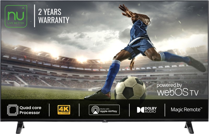 NU 109 cm (43 inch) Ultra HD (4K) LED Smart TV(LED43UWA1)