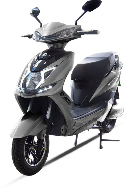 OKAYA Freedum LI-2 Booking for Ex-Showroom Price (with Portable Charger, Metallic Grey)