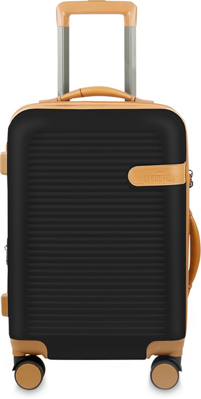 The CLOWNFISH Luggage Polycarbonate Trolley Bag (Medium Size, 63 cm-24 inch) Check-in Suitcase 8 Wheels – 21 inch
