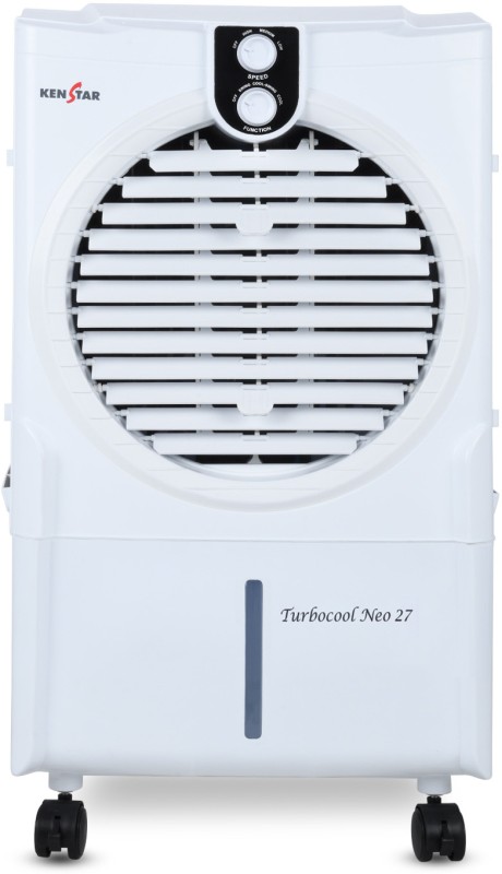 Kenstar 27 L Room/Personal Air Cooler(White & Black, TURBOCOOL NEO 27, KCLTCNWH027FMH-EGM)