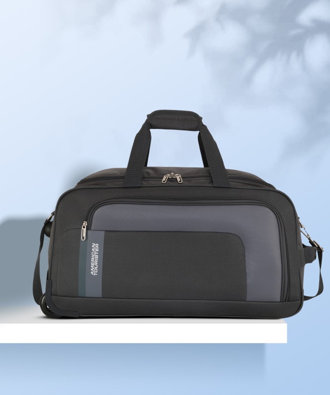 AMERICAN TOURISTER CAMP WHEEL DUFFLE 65cm – GREY Duffel With Wheels (Strolley)
