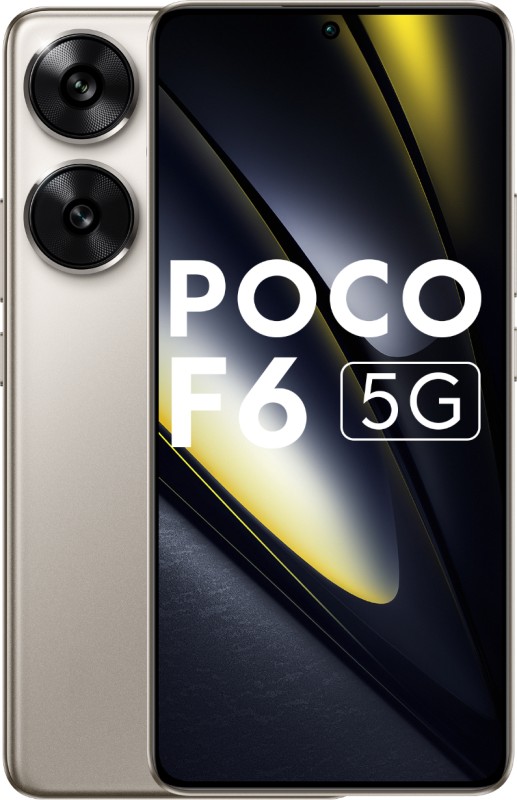 POCO F6 5G (Titanium, 256 GB)(8 GB RAM)