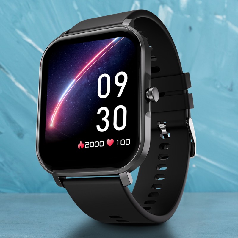 Fire-Boltt Epic Plus with1.83″ 2.5D Curved Glass,SPO2, Heart Rate tracking, Touchscreen Smartwatch(Black Strap, Free Size)