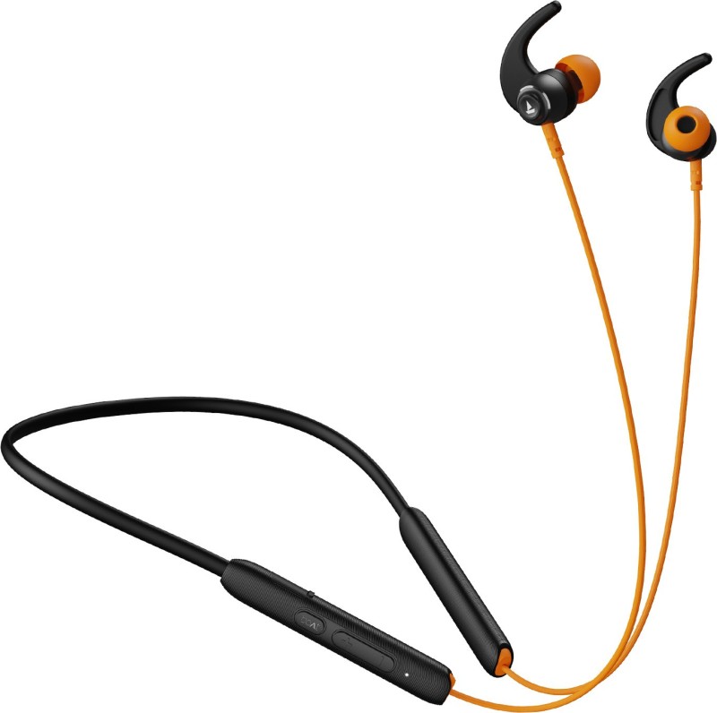 boAt Rockerz 260 with Beast Mode, ENx Tech and ASAP Charge Bluetooth Headset(Fusion Black, In the Ear)