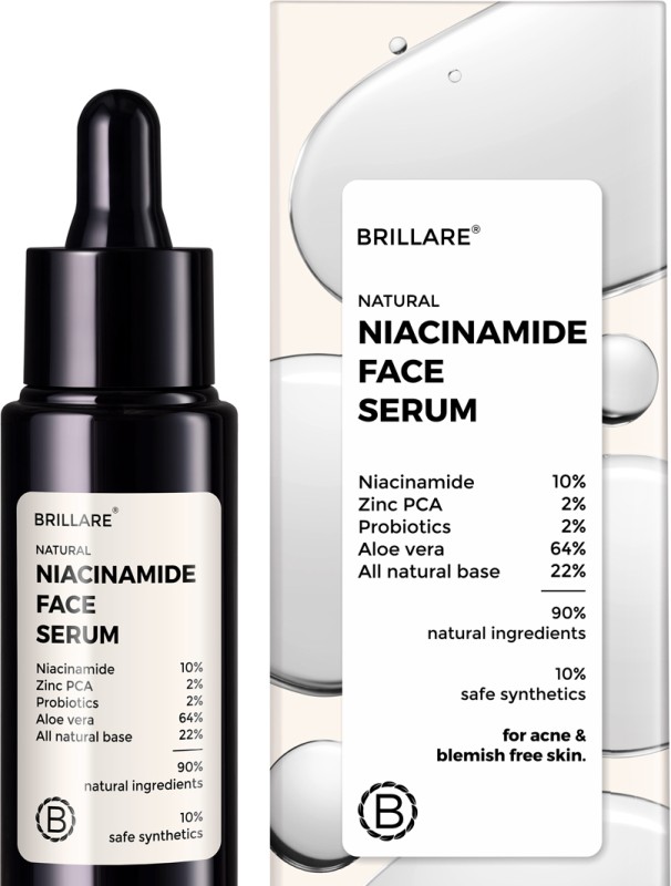 Brillare 10% Niacinamide Serum For Smooth & Glowing Skin(30 ml)