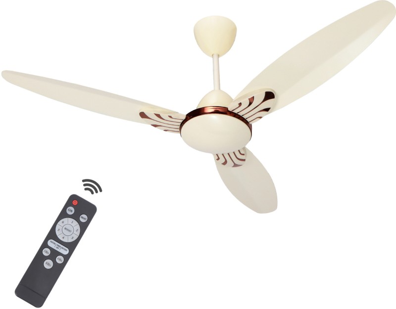 Sansui BLDC Chetak 5 Star 5 Star 1200 mm 3 Blade Ceiling Fan(Ivory, Pack of 1)