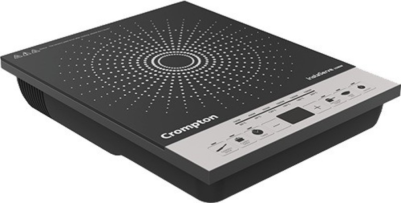 Crompton ACGIC-INSTSERV 1500 Induction Cooktop(Black, Silver, Push Button)