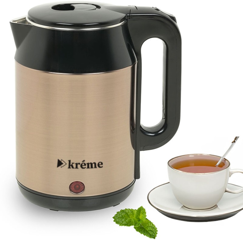Kreme GH-UMS-1859-NEW Electric Kettle(2 L, Gold)