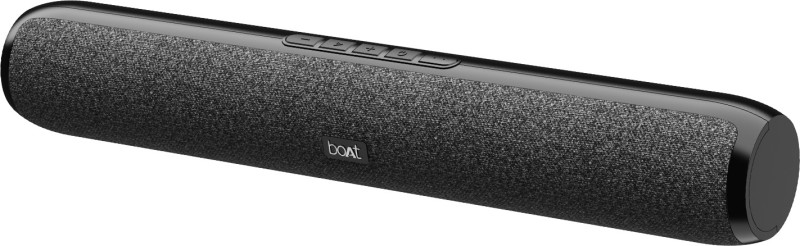 boAt Aavante Bar 590 with 25W RMS, Dual Passive Radiatior & 7 Hours Playback 25 W Bluetooth Soundbar(Pebble Black, 2.0 Channel)
