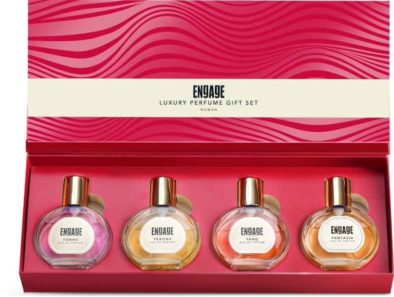 Engage Luxury Perfume Gift Set, Travel Sized, Assorted Pack, Ideal for Gifting Eau de Parfum – 100 ml(For Women)