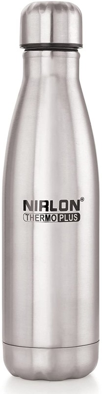 NIRLON Stainless Steel Double Insulated Wall Vacuum Bottle, Hot & Cold for 24 Hours 750 ml Flask(Pack of 1, Silver, Steel)