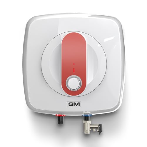 Gm Nue+ 10L Water Heater, High-Efficiency Water Geyser – Quick Hot Water, Energy-Saving, Rustproof Body, And Safety Features – Alpine Green