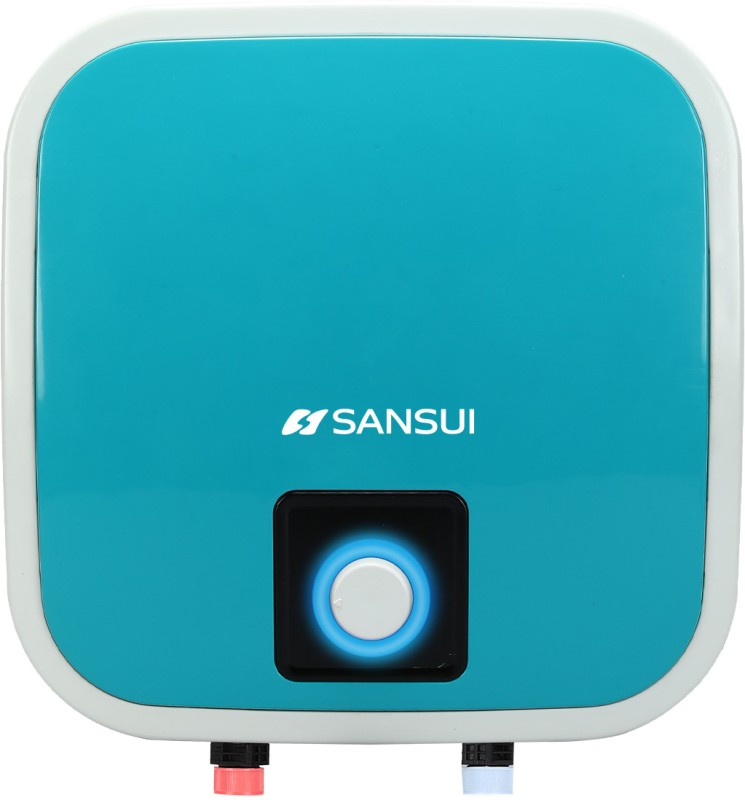 Sansui 15 L Storage Water Geyser with LED Light (AquaBoost-15L, White)
