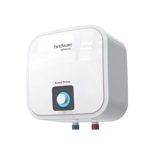 Hindware Smart Appliances Xceed Prime 25L, 2Kw, Glasslined Coated Tank, Storage Water Heater, White