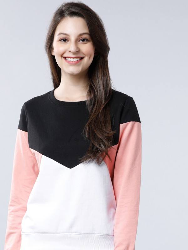 Tokyo Talkies Full Sleeve Solid Women Sweatshirt