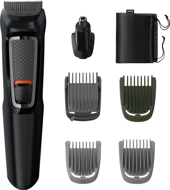 PHILIPS MG3724/30 Trimmer 60 min Runtime 7 Length Settings(Black)