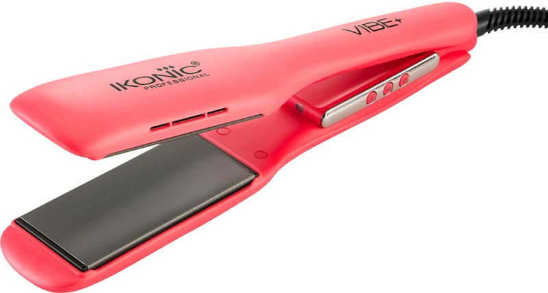 Ikonic Professional Women hair straightener with Ionic technology and Led Display Vibe+ Hair Straightener(Peach)