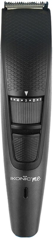 Ikonic Professional Men Groom and Trim Trimmer 50 min Runtime 10 Length Settings(Grey, Black)