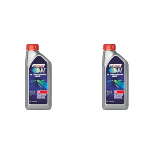 Castrol ON EV Transmission Fluid D2 for Full Battery, Fuel Cell and Hybrid EVs with Indirectly Cooled Electric Motors 1L | Boosts Drivetrain Longevity (Pack of 2)