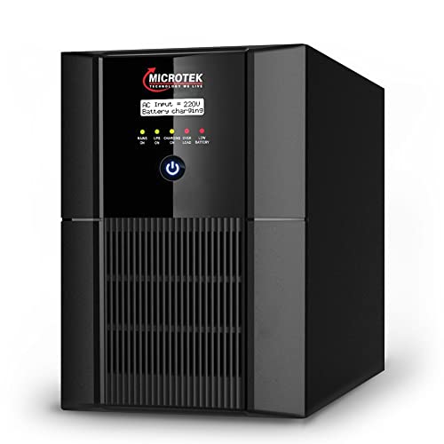 Microtek Premium Jumbo Pure Sine Wave & DSC Based Technology UPS for Home, Office & Shops Working Power:2.5KVA/2000W (JM SW 3000+/24V)