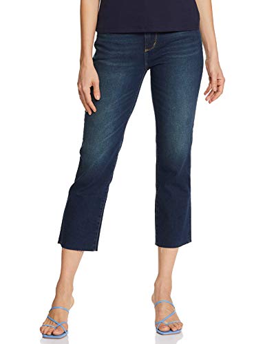 Mode By Red Tape Women’s Straight FIT Jeans (MAD0274_Vintage Blue_26