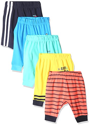 Amazon Brand – Jam & Honey Baby Boys & Girls Printed Joggers || 100% Soft & Pure Cotton || Comfortable & Durable Knitted || Lightweight Unisex Joggers (Pack Of 3 & 5)