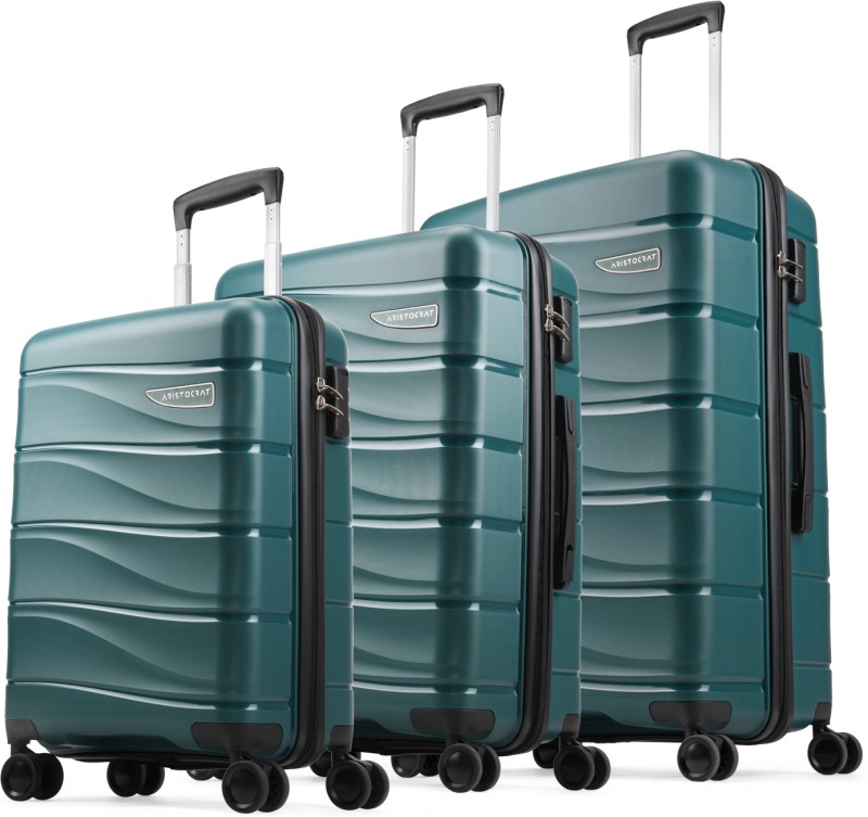 ARISTOCRAT Olympus 3P Set (Cabin+Medium+Large) – Trolley Bag Cabin & Check-in Set 8 Wheels – 30 Inch