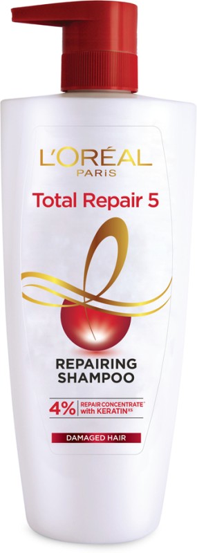 L’Oréal Paris Total Repair 5 Shampoo|For Damaged Hair with Pro-Keratin & Ceramide(1 L)