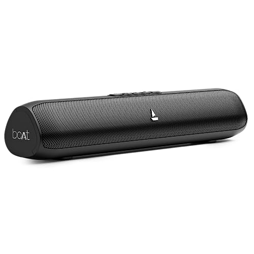 boAt Aavante Bar Groove, 16 W Signature Sound, Multiple Connectivity Modes, 6HRS Playtime, Bluetooth Sound Bar, Soundbar Speaker (Premium Black)
