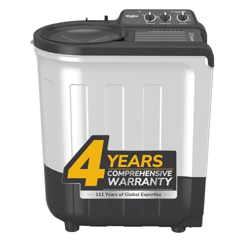 Whirlpool 6.5 Kg 5 Star Ace Supreme Semi-Automatic Top Loading Washing Machine (Ace Supreme Ryl Srs 6.5 Grey, 4 Year Comprehensive Warranty, 1400 Rpm Motor, 5 Year Motor Warranty)