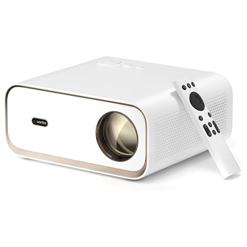 Wanbo X5 Full Hd Native 1080P 4K Hdr, 20000 Lumens | Projector For Home Android 9.0 Quad Core Cpu (1Gb +16Gb) | Fully Automatic | 10W Speaker | Wifi 6, Dual Bluetooth (In-Out) | Outdoor Cinema