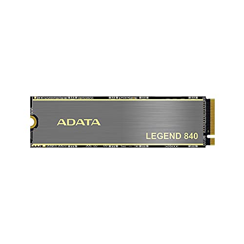 Adata Legend 840 1Tb Pcie Gen4 X4 Nvme 1.4 M.2 Internal Gaming Ssd Up To 5,000 Mb/S (Aleg-840-1Tcs)