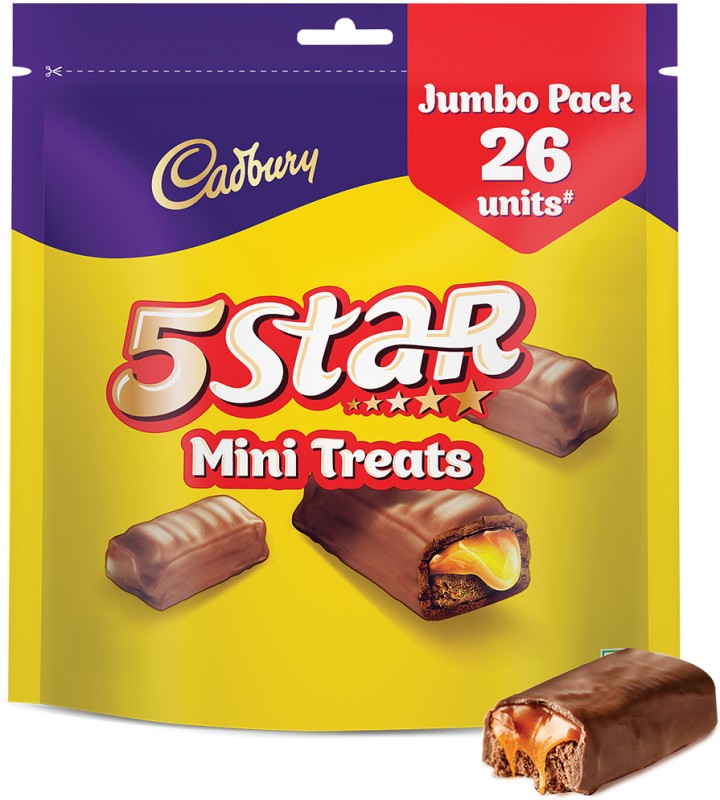 Cadbury 5 Star Chocolate Home Treats Bars(249.6 g)