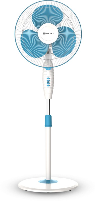Bajaj Crest Neo 400Mm Fiji Blue Pedestal Fan 400 Mm 3 Blade Pedestal Fan(Fiji Blue & White | Pack Of 1)