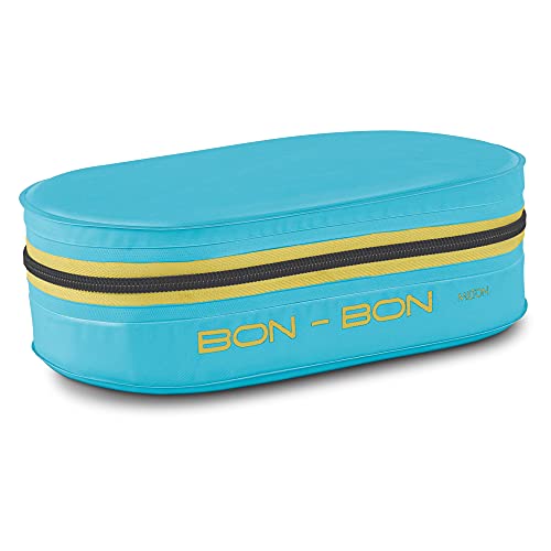 Milton New Bon Bon Plastic Lunch Box With Insulated Jacket, 2 Containers (280 Ml Each), Microwavable & Leak-Proof Tiffin For Office, School, College, Cyan