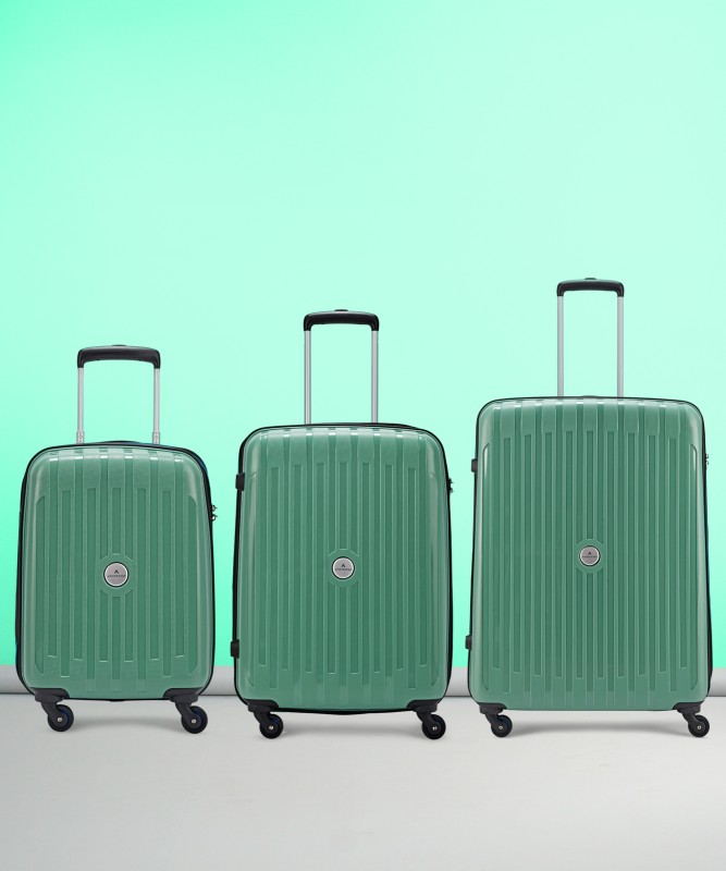 ARISTOCRAT Armstrong 3P Set (Cabin+Medium+Large) – Trolley Bag Cabin & Check-in Set 4 Wheels – 31 Inch