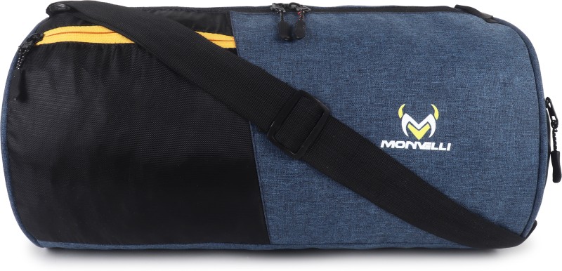 Monvelli Fiitness Fusion Boys & Girls Gym Bag(Black, Kit Bag)