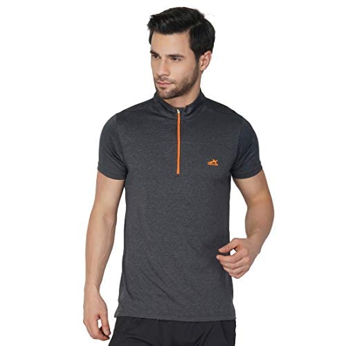 Vector X Omt-116 Men’S Ban-Collar Jersey (Charcoal)