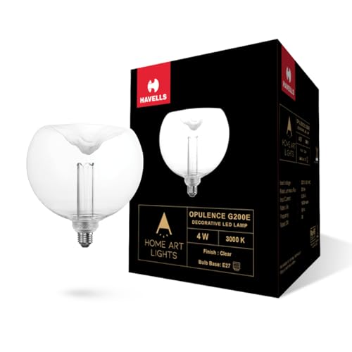 Havells Decorative Bulb-Opulence G200E Clear 4W 3000K E27 Lamp