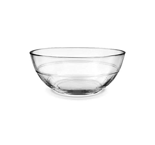 Treo By Milton Jelo Designer Glass Bowl, 1 Piece, 800 Ml, Transparent